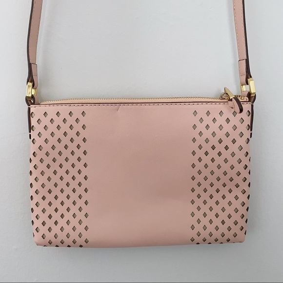 Ralph Lauren Tasmine Perforated Crossbody Bag - Picture 6 of 11